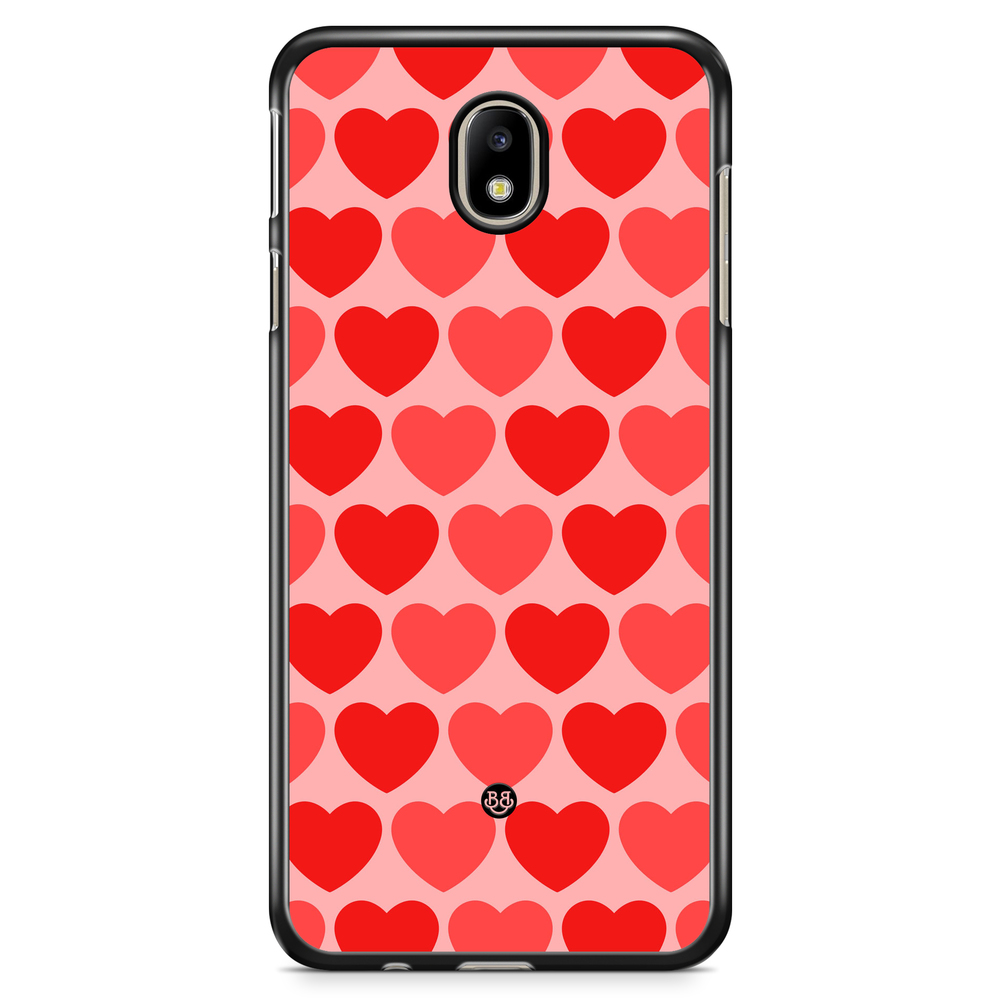 Samsung Galaxy J5 (2017) Case - Red Hearts
