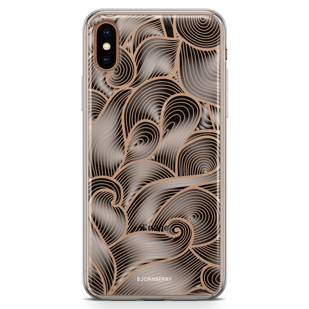iPhone Xs Max Fashion Case - Black Waves