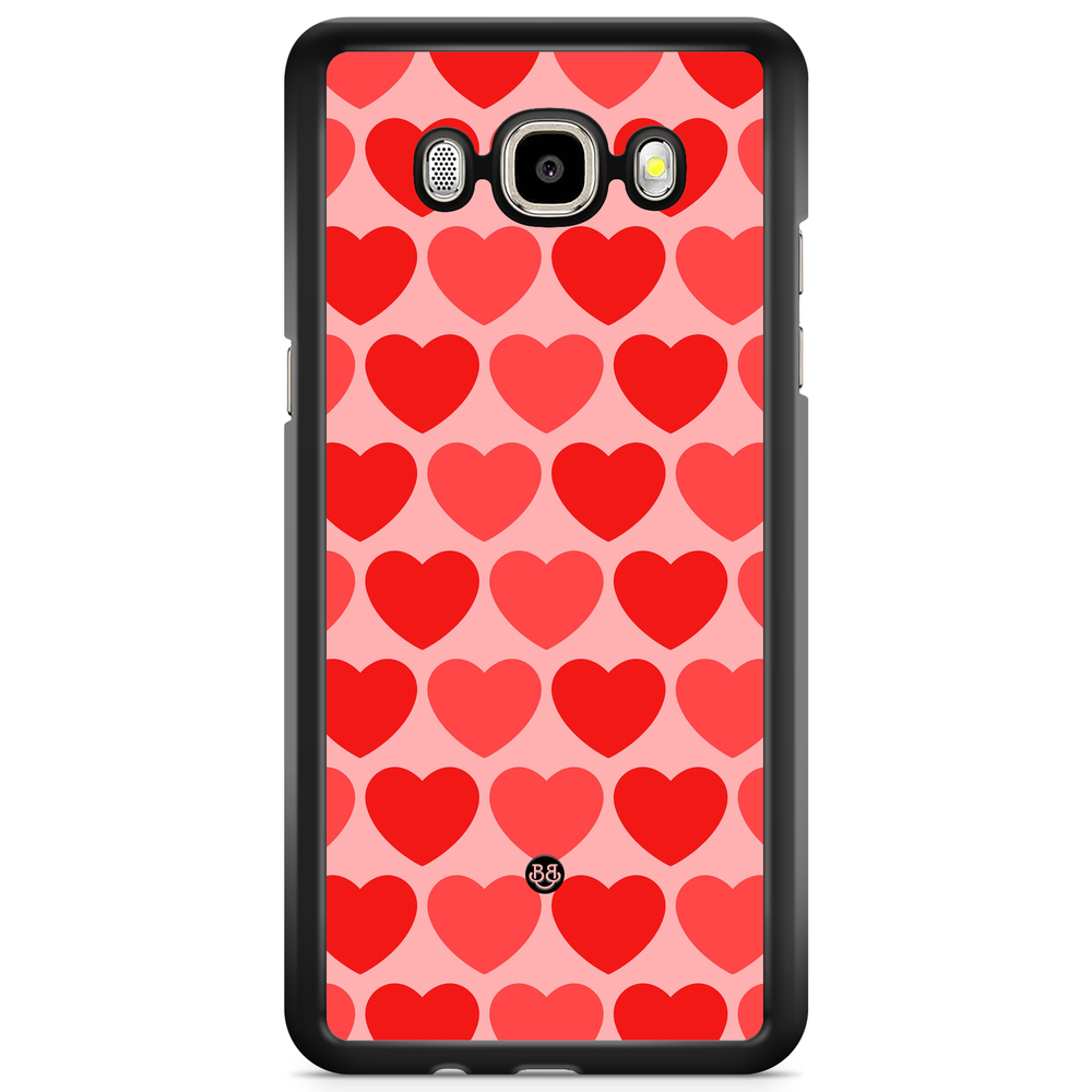 Samsung Galaxy J5 (2015) Case - Red Hearts