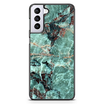 Samsung Galaxy S21 Plus Case - Green Marble