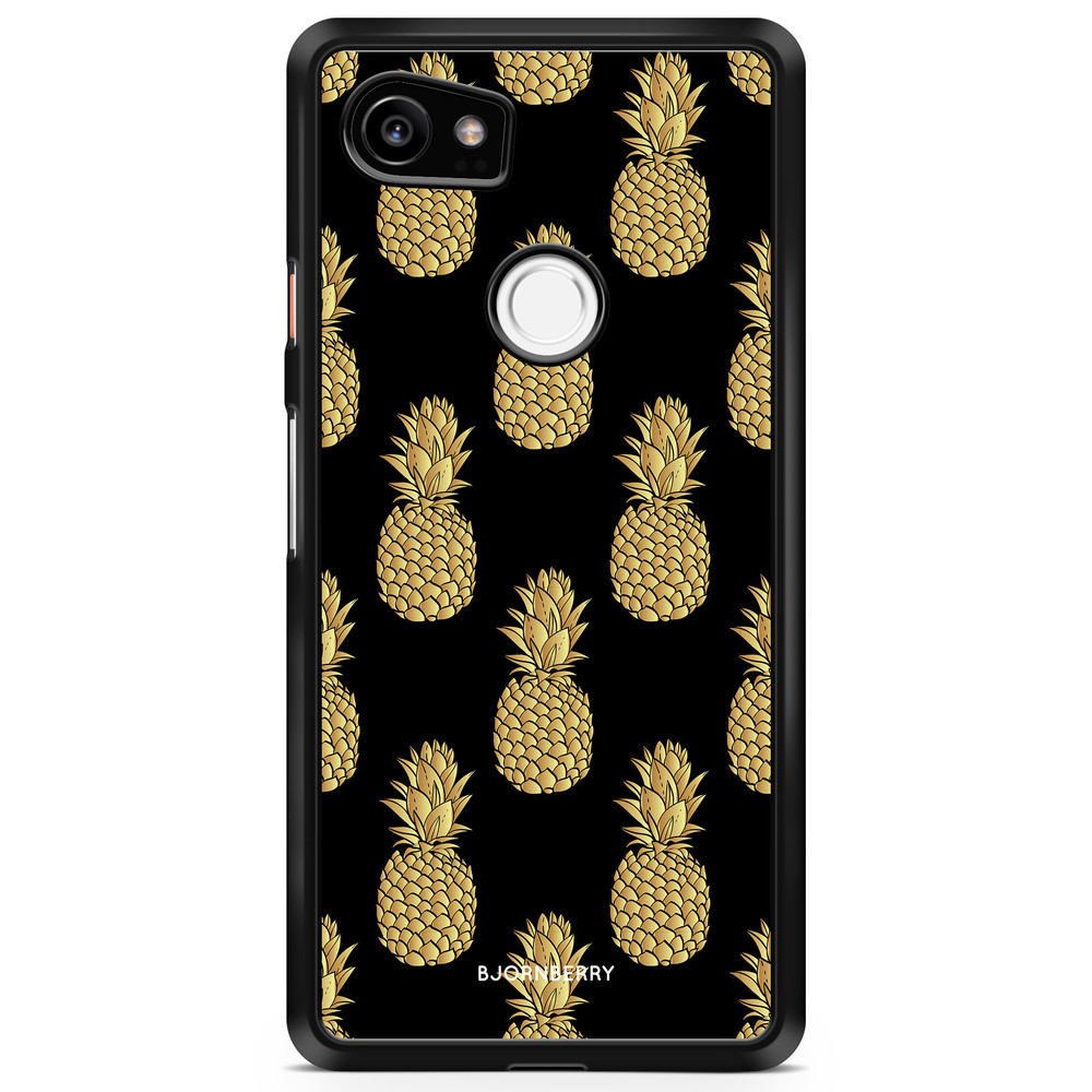 Google Pixel 2 XL Case - Gold Pineapples