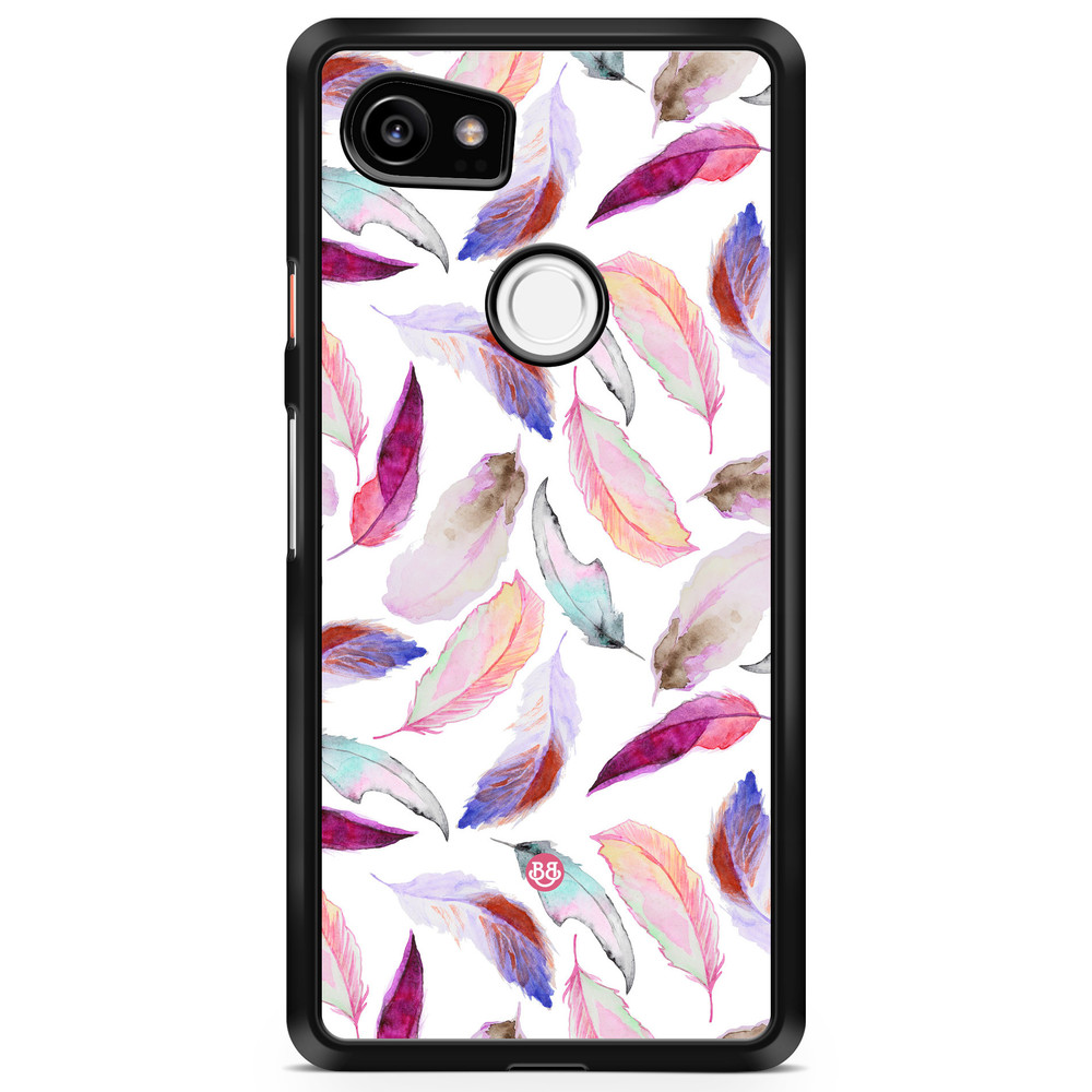 Google Pixel 2 XL Case - Watercolor Feathers