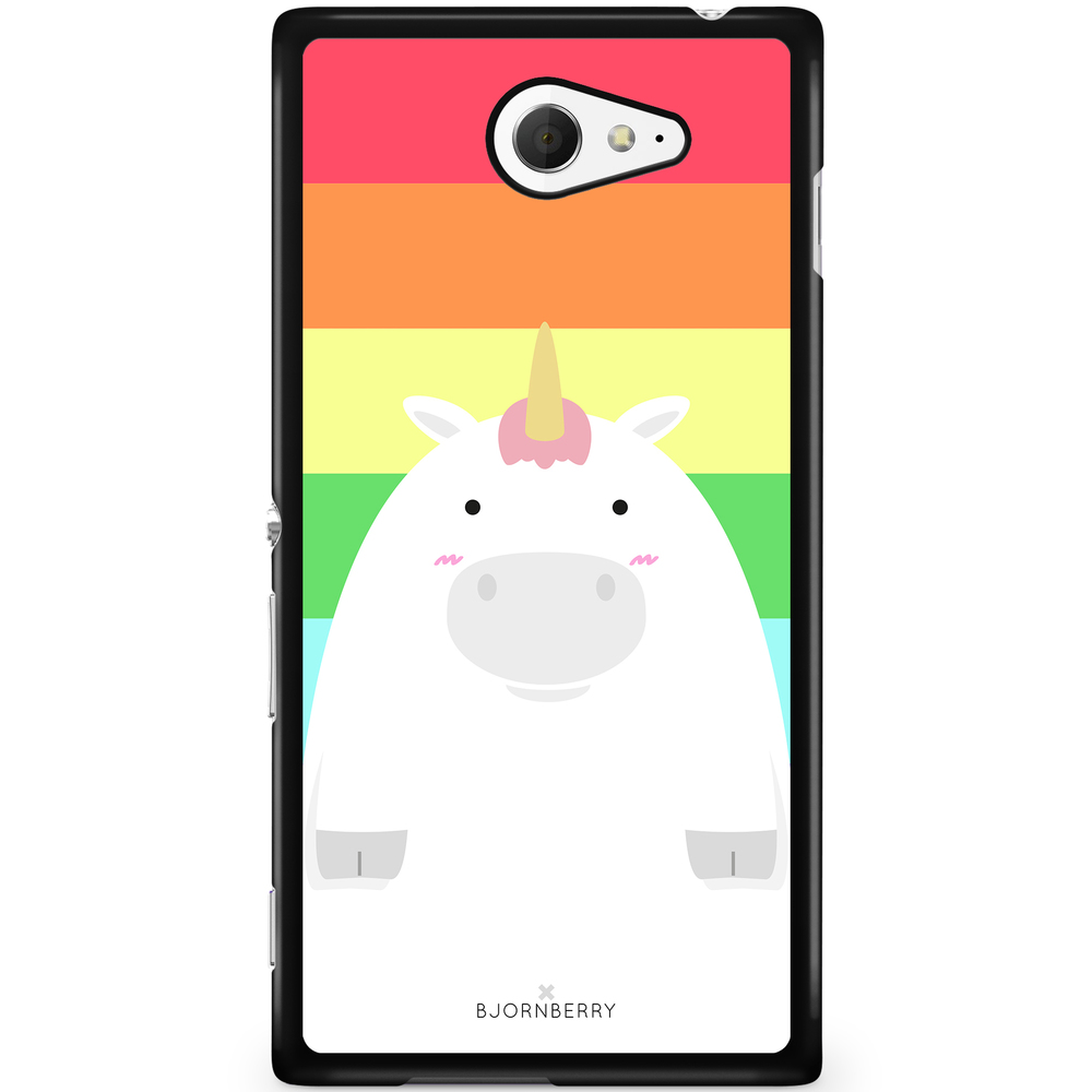 Sony Xperia M2 Aqua Case - Fat Unicorn