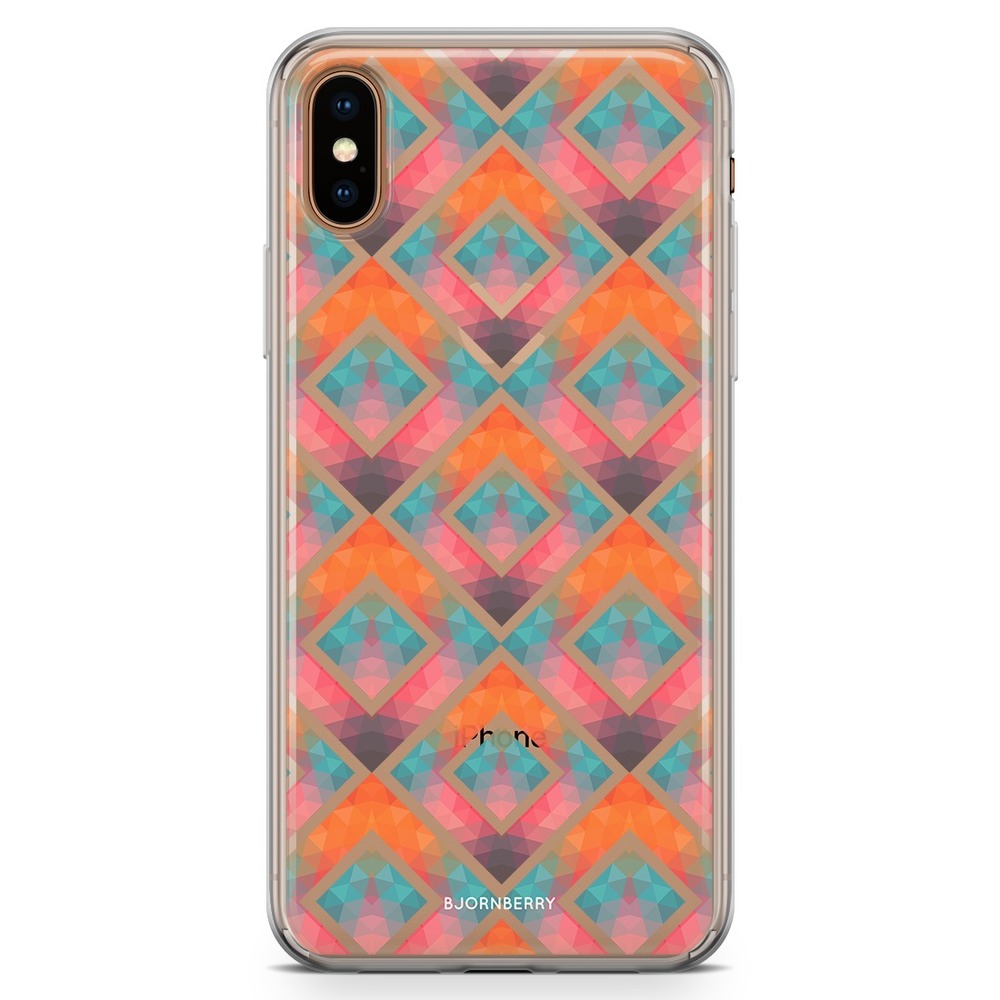 iPhone Xs Max Fashion Case - Retro squares