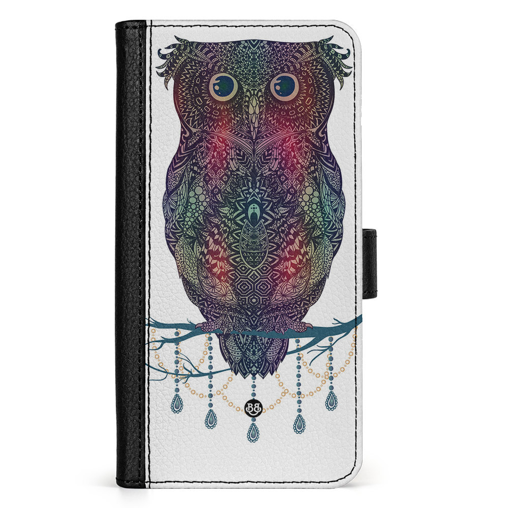 Xiaomi 13 Pro Wallet Case - Mandala Owl