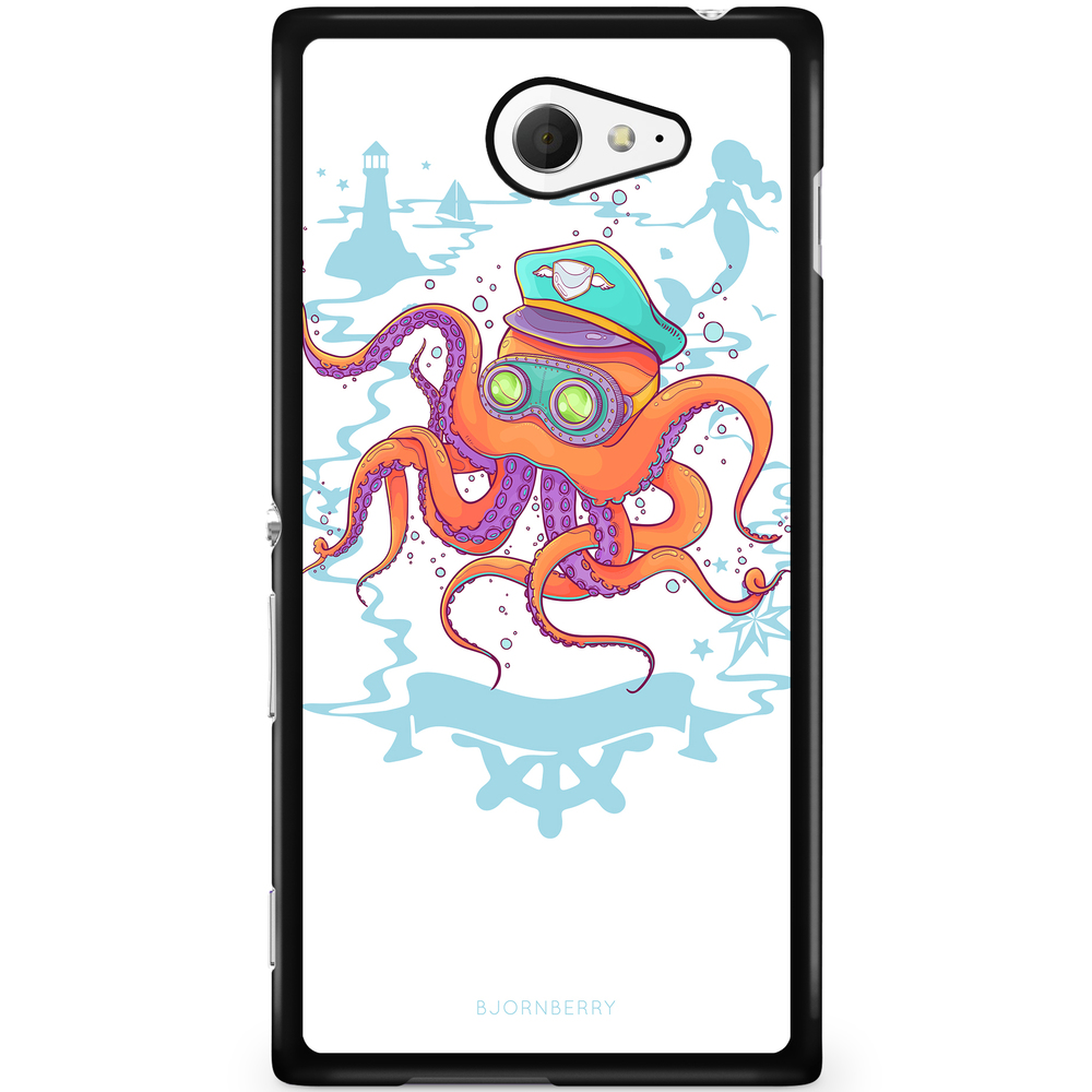 Sony Xperia M2 Aqua Case - Captain Octopus