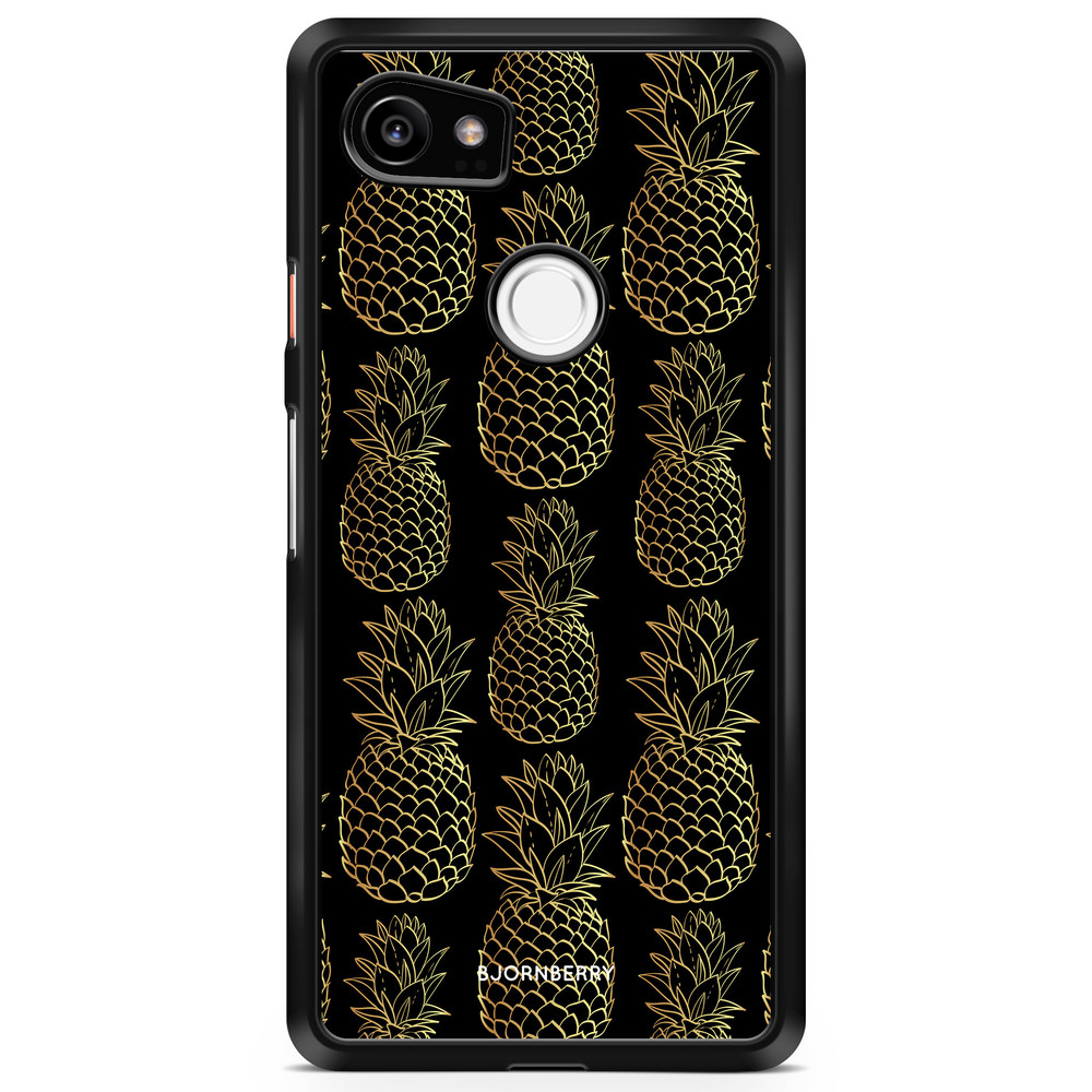 Google Pixel 2 XL Case - Gold Pineapples
