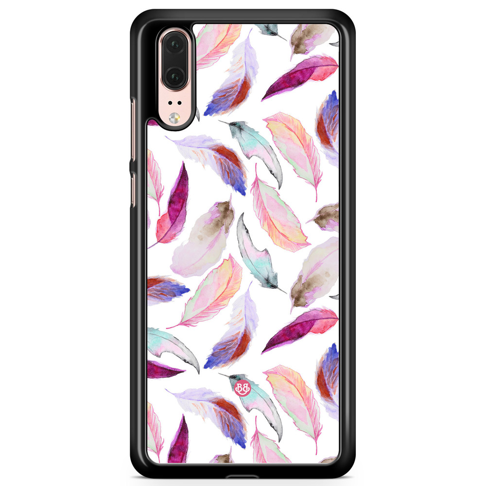 Huawei P20 Case - Watercolor Feathers