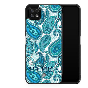Samsung Galaxy A22 5G Custom Case - Paisley Name