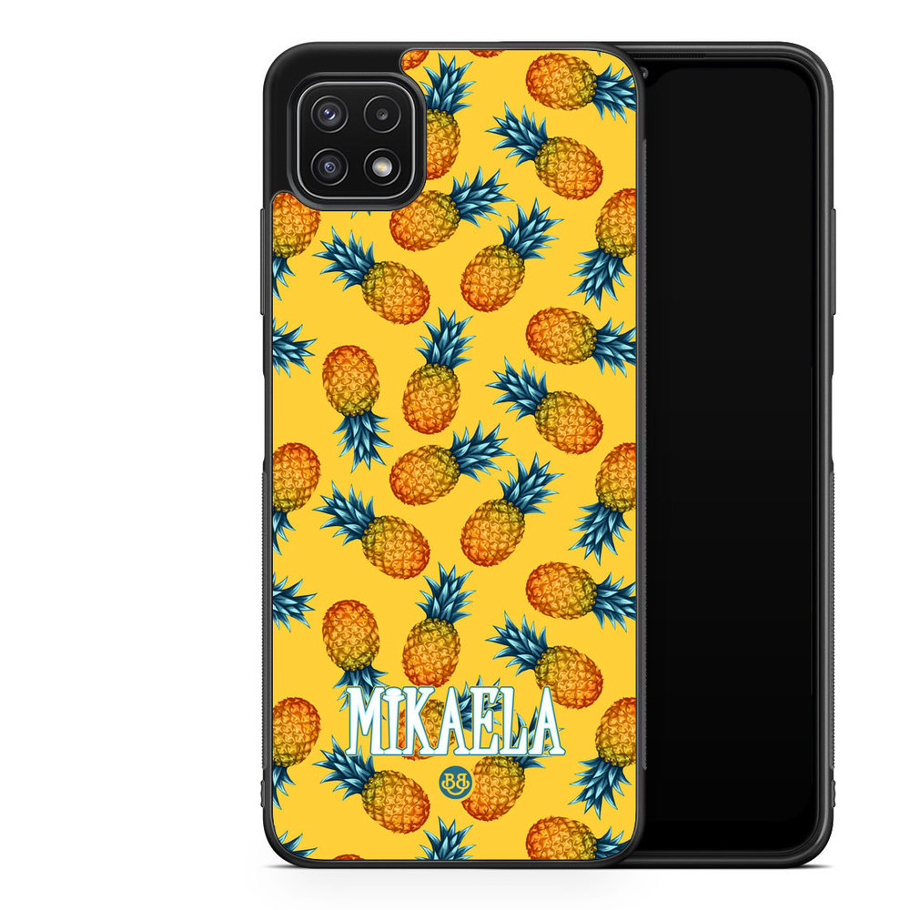 Samsung Galaxy A22 5G Custom Case - Pineapple Name