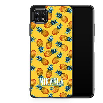 Samsung Galaxy A22 5G Custom Case - Pineapple Name