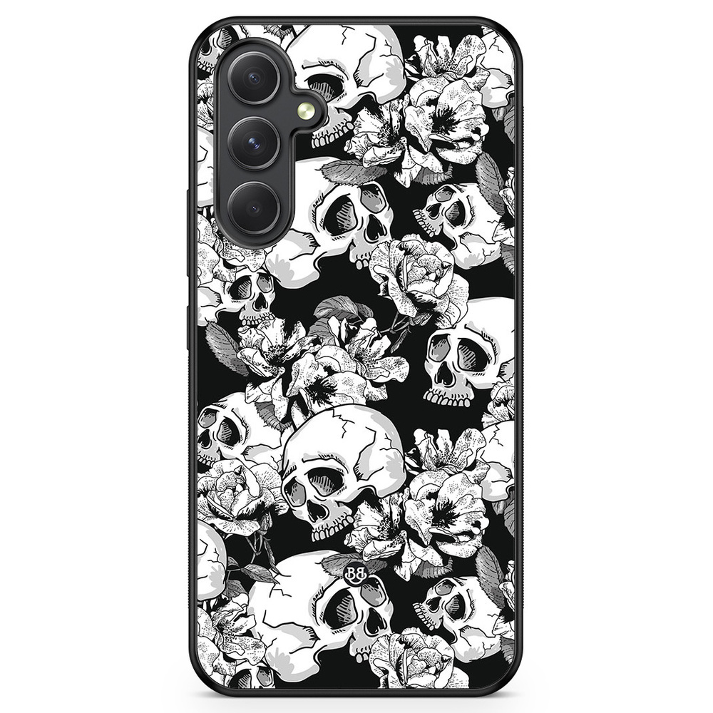 Samsung Galaxy A54 5G Case - Skull & Roses