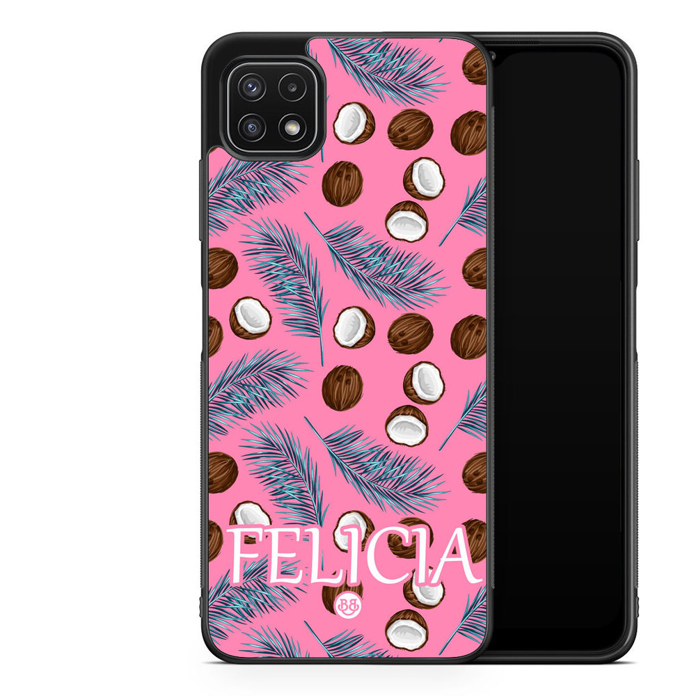 Samsung Galaxy A22 5G Custom Case - Tropical Name