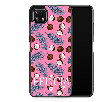 Samsung Galaxy A22 5G Custom Case - Tropical Name