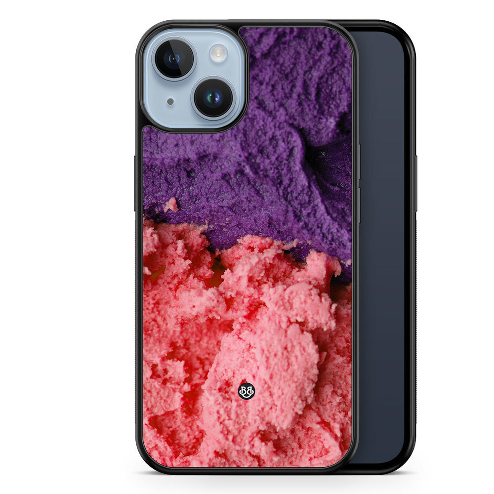 iPhone 14 Plus Case - Ice-crea pink/purple