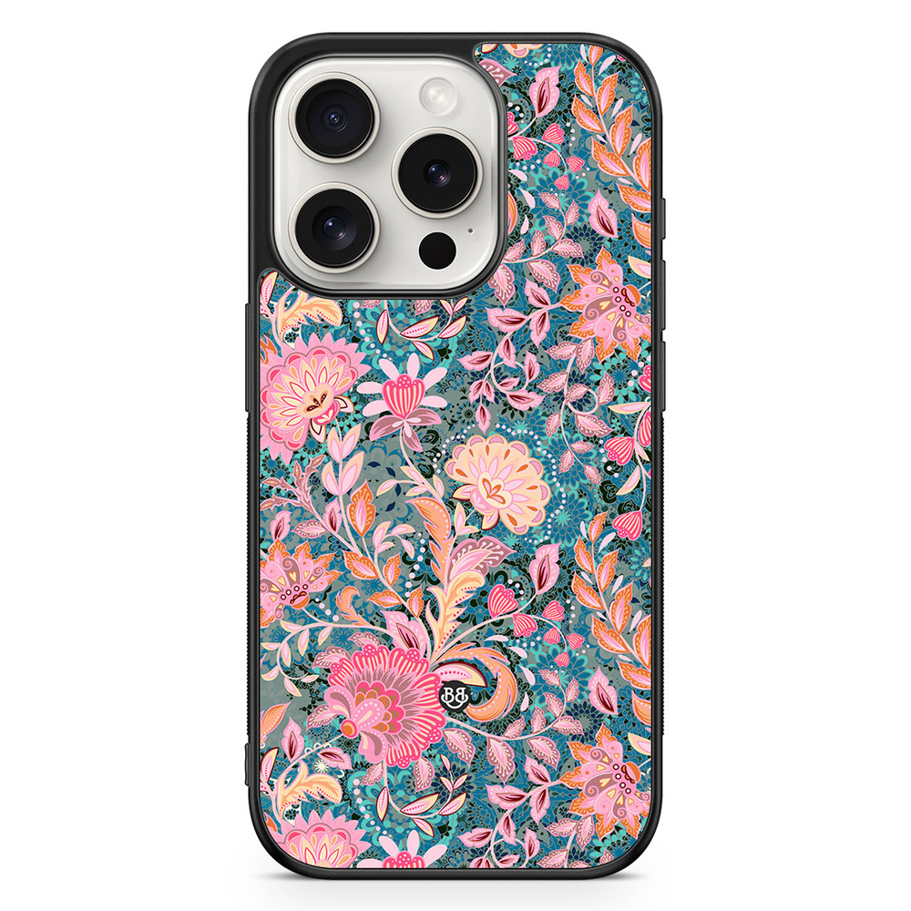 iPhone 15 Pro Case - Fantasy Flowers