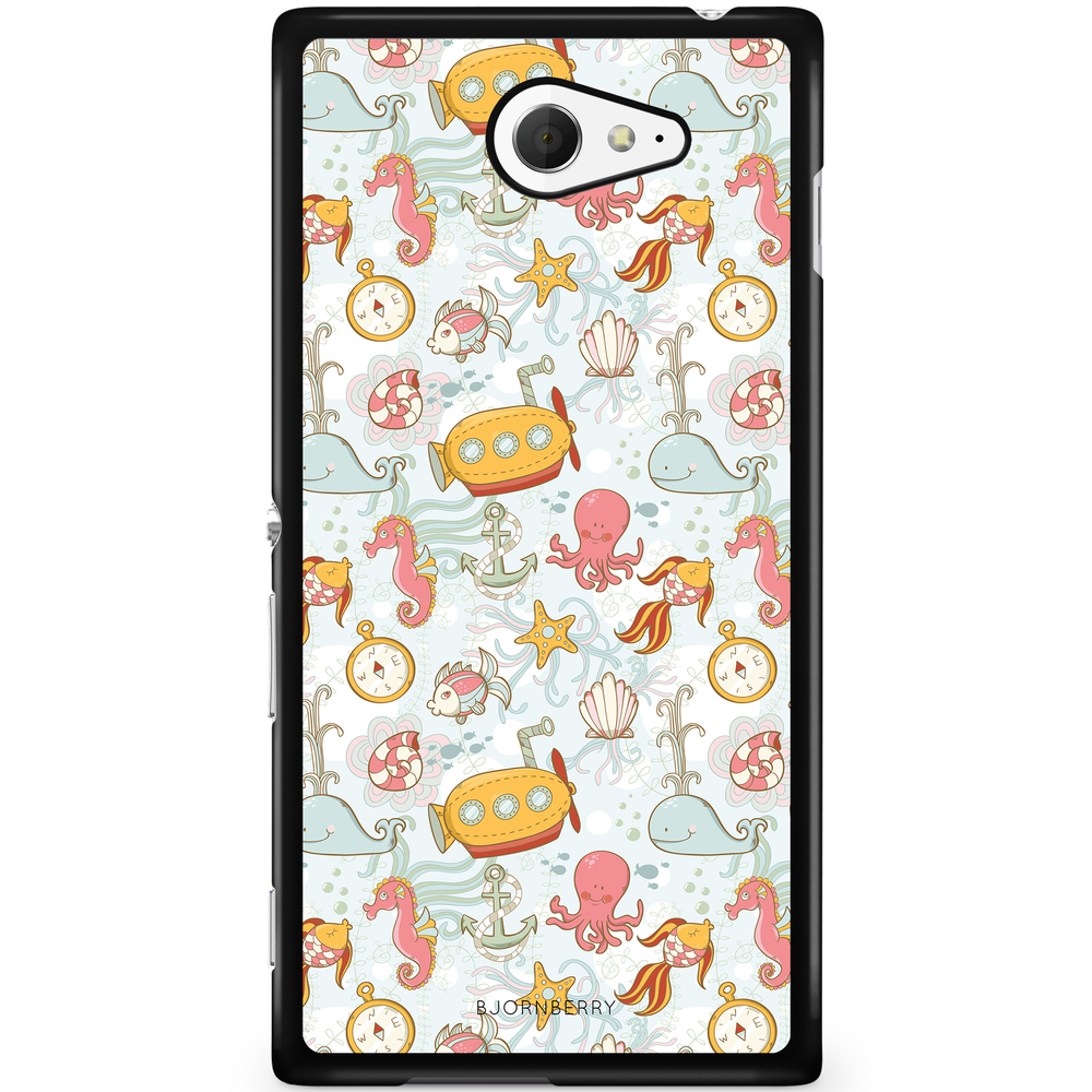 Sony Xperia M2 Aqua Case - Sea life
