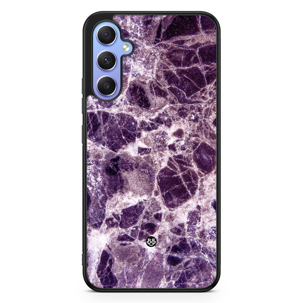 Samsung Galaxy A34 5G Case - Purple Marble
