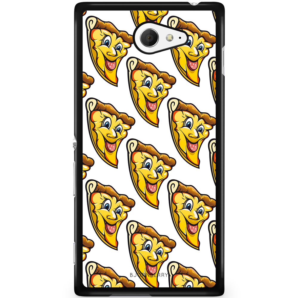 Sony Xperia M2 Aqua Case - Pizza Pattern
