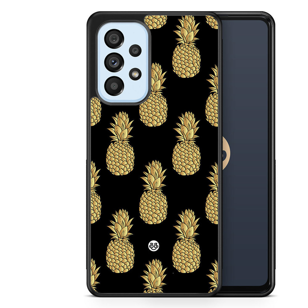 Samsung Galaxy A53 5G Case - Gold Pineapples