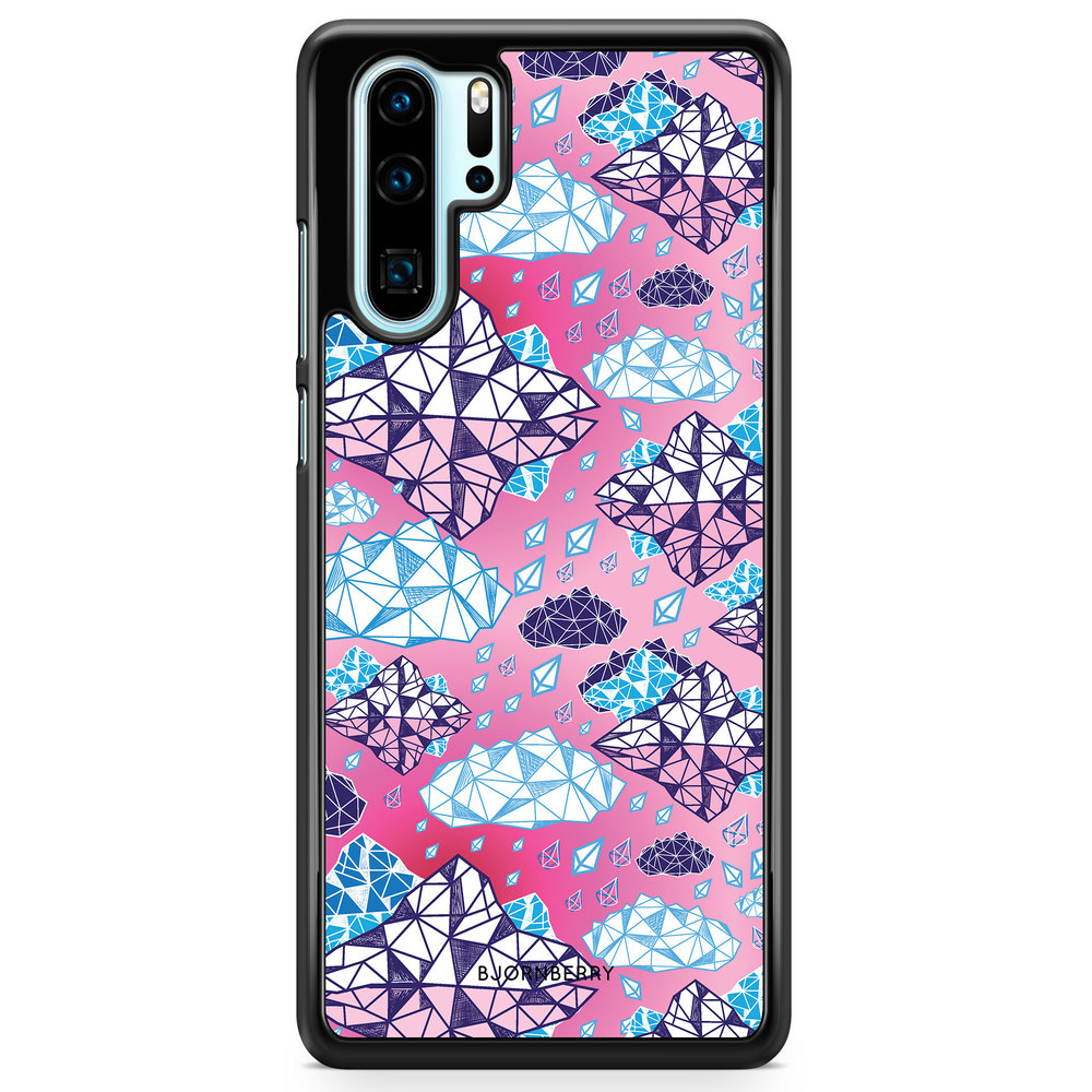 Huawei P30 Pro Case - Geometric Clouds