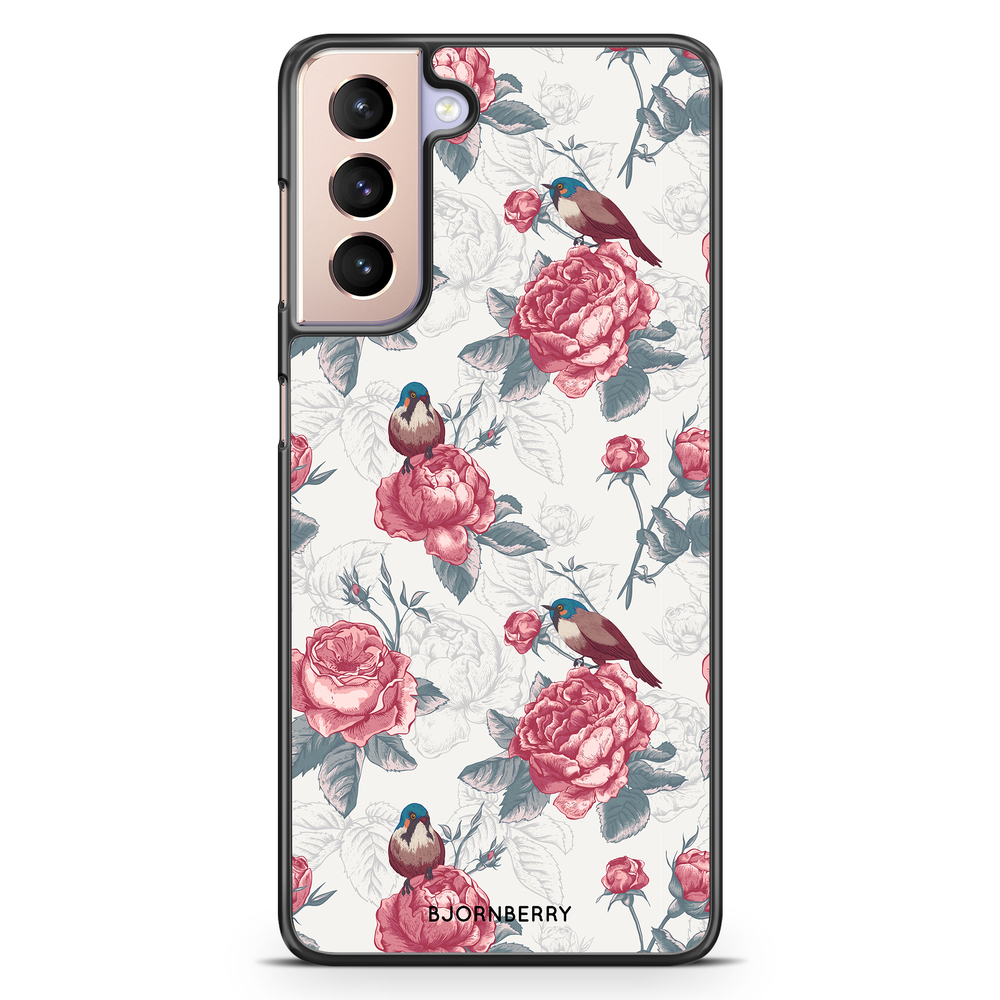 Samsung Galaxy S21 Case - Roses and Birds