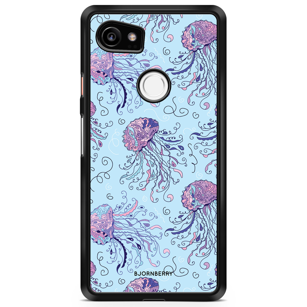 Google Pixel 2 XL Case - Cartoon Jellyfish