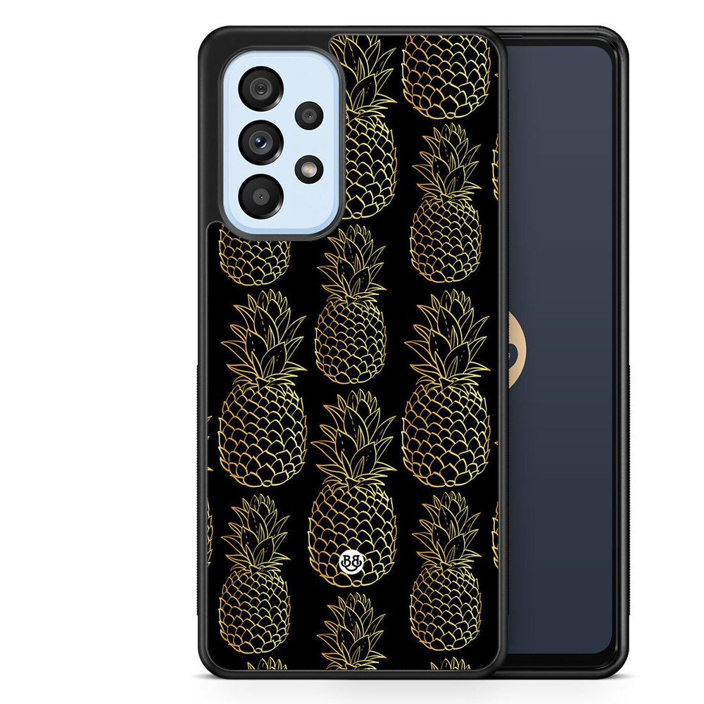 Samsung Galaxy A53 5G Case - Gold Pineapples