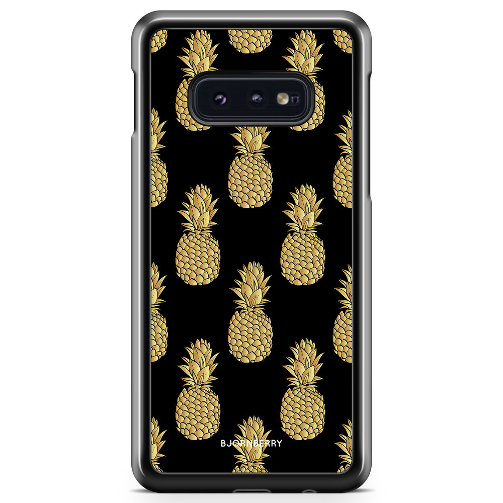 Samsung Galaxy S10e Case - Gold Pineapples