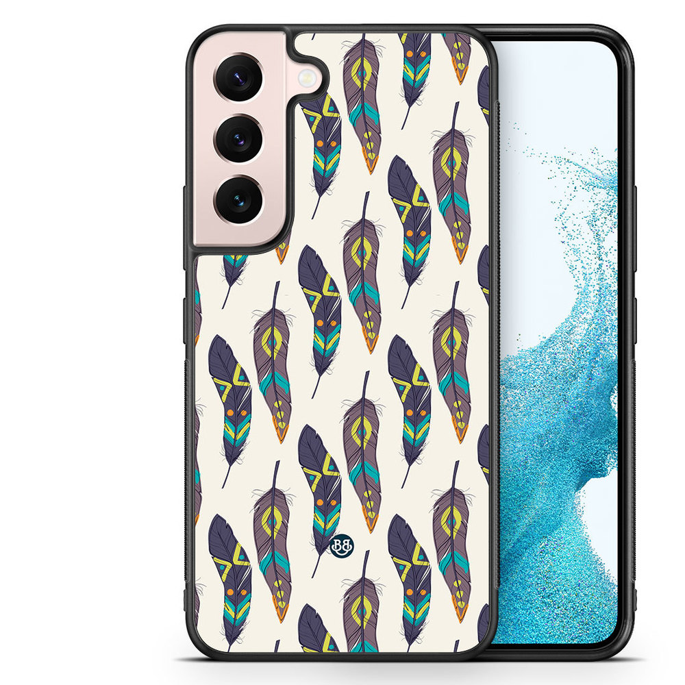 Samsung Galaxy S23 5G Case - Ethnic Feathers