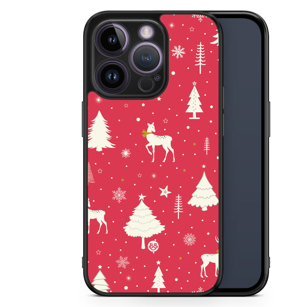 iPhone 14 Pro Case - Red Christmas