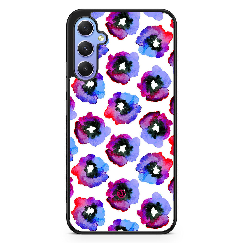 Samsung Galaxy A34 5G Case - Violet Flowers
