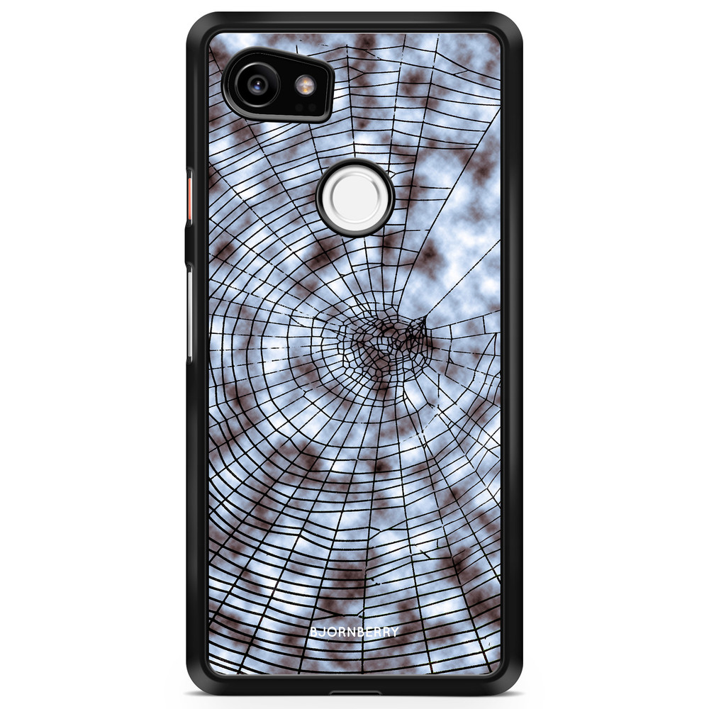 Google Pixel 2 XL Case - Black Spiderweb