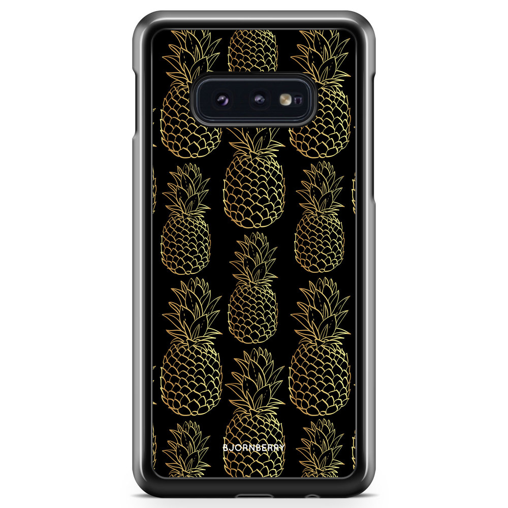 Samsung Galaxy S10e Case - Gold Pineapples