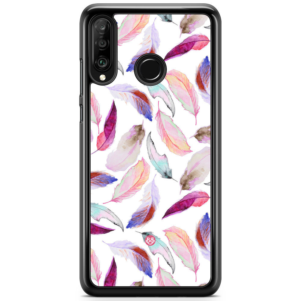 Huawei P30 Lite Case - Watercolor Feathers