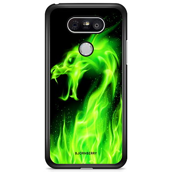 LG G5 Case - Green Flames Dragon