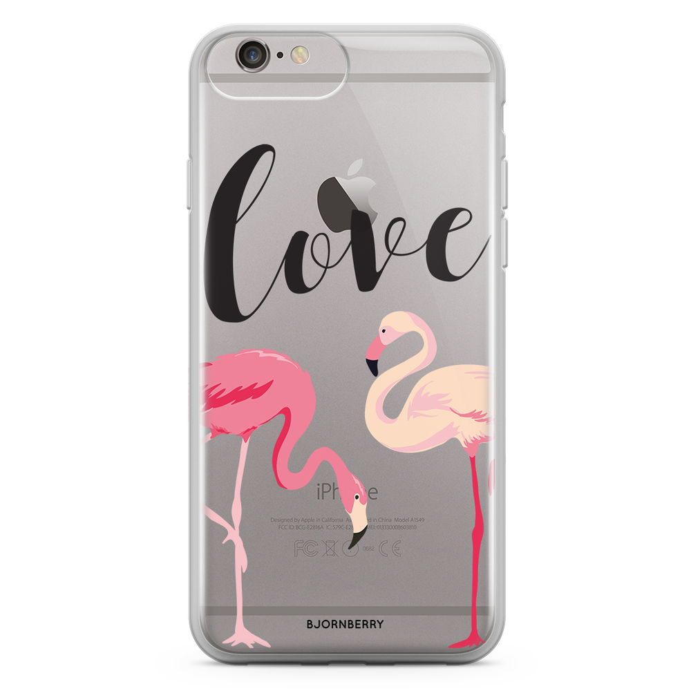 iPhone 6 Plus/6s Plus Fashion Case - Love Flamingo