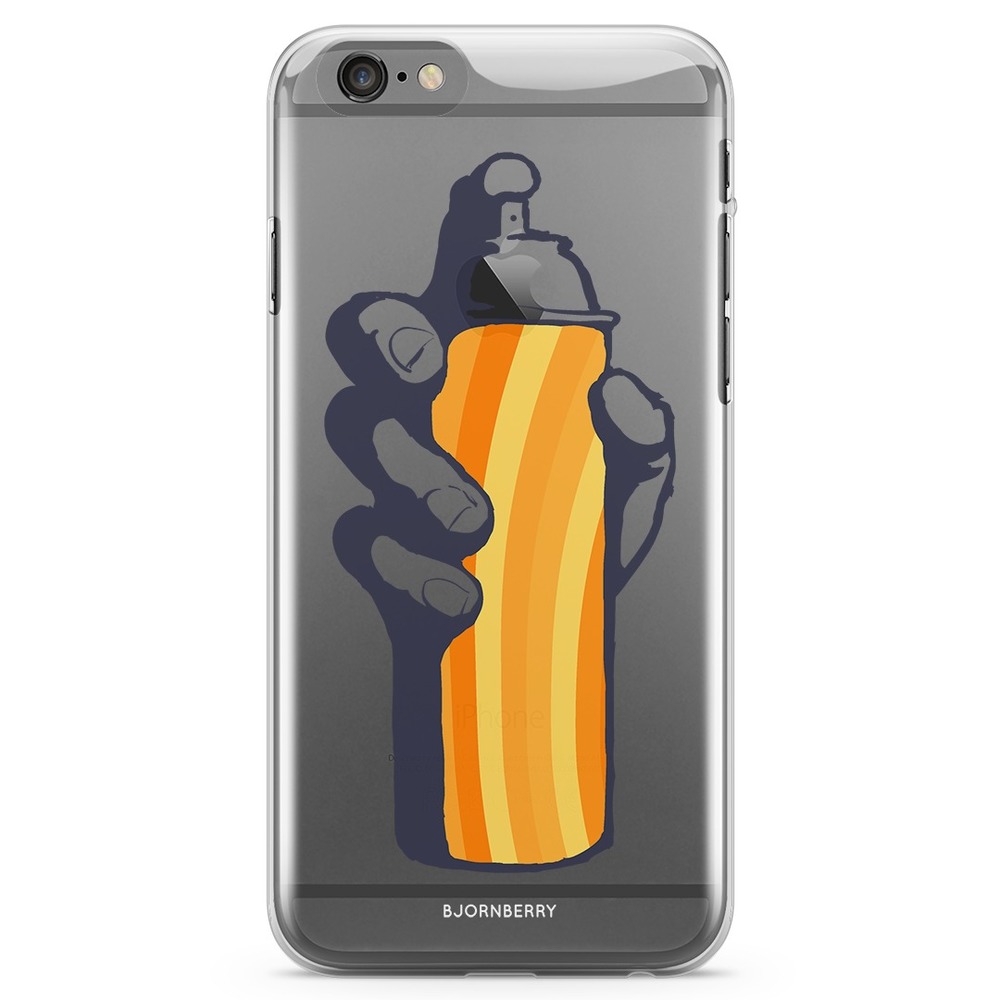 iPhone 6/6s Genomskinligt Skal - Sprayburk | Mobilskal & Mobilfodral BJORNBERRY