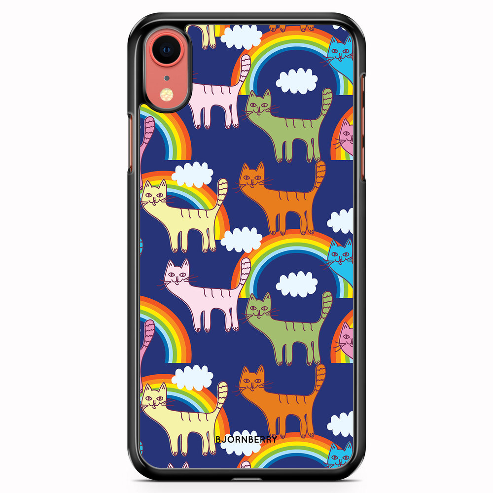 iPhone XR Case - Cats & Rainbows