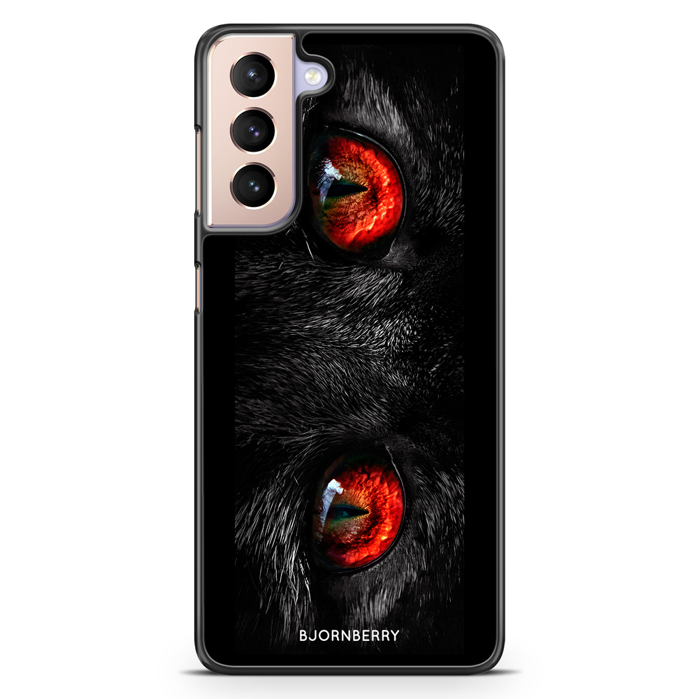 Samsung Galaxy S21 Case - Red Cat Eyes