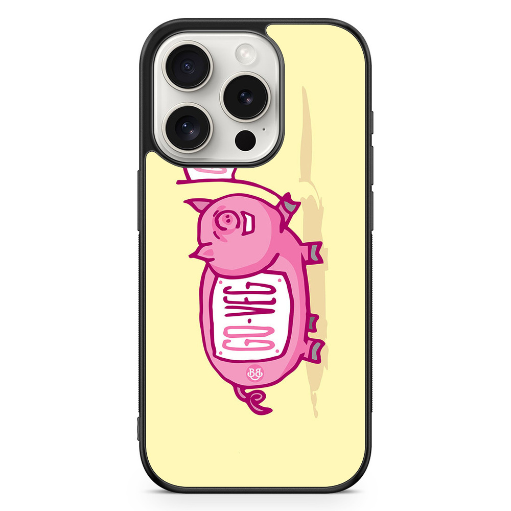 iPhone 15 Pro Case - Pink Pig