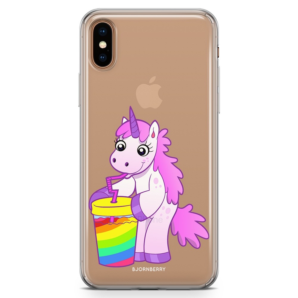 iPhone Xs Max Fashion Case - Drinking Unicorn