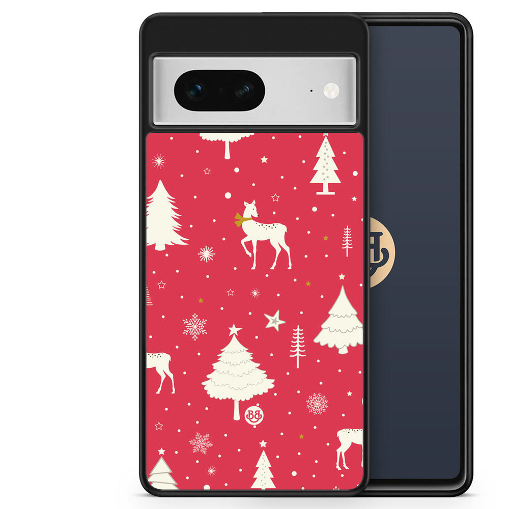 Google Pixel 7 Case - Red Christmas