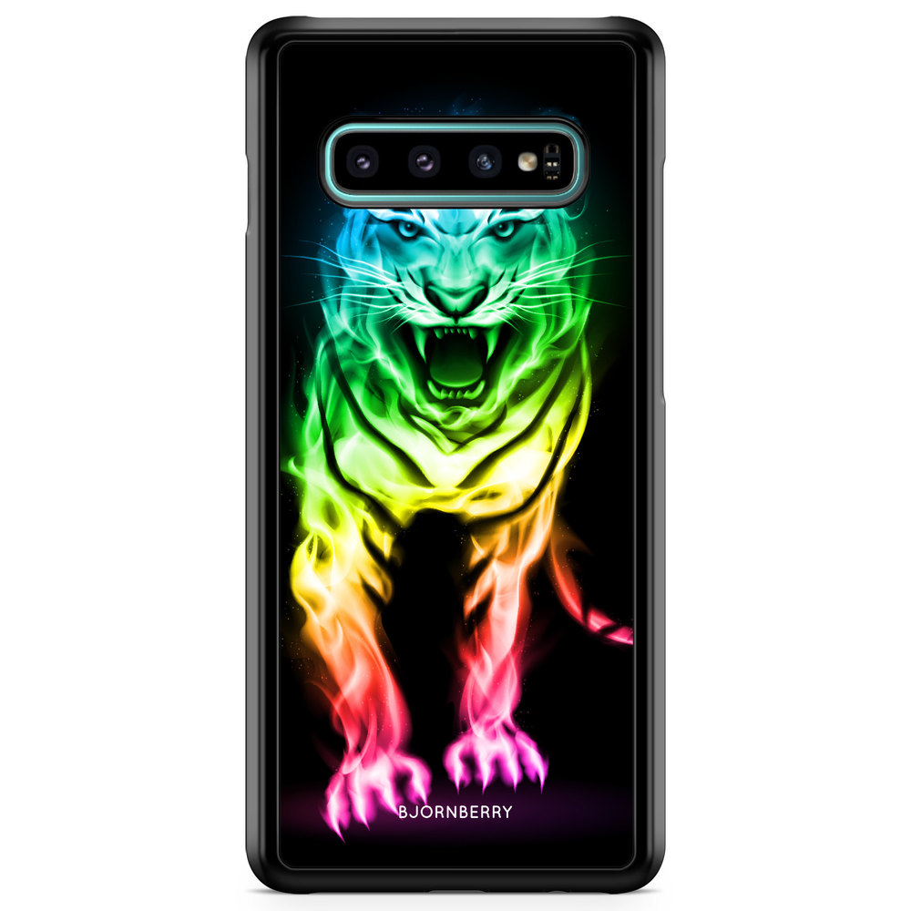 Samsung Galaxy S10 Case - Fire Tiger