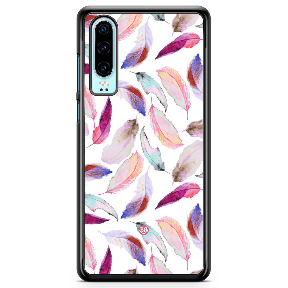 Huawei P30 Case - Watercolor Feathers