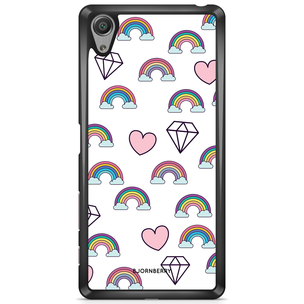Sony Xperia XA Case - Rainbows & Diamonds