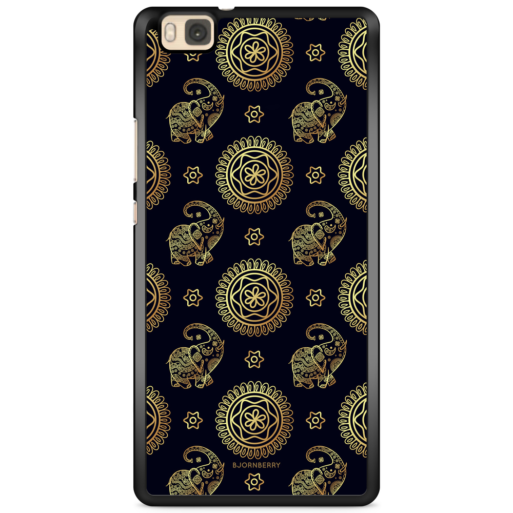 Huawei P8 Lite Case - Elephant Gold