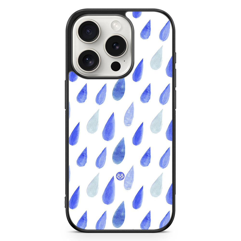iPhone 15 Pro Case - Watercolor Rain