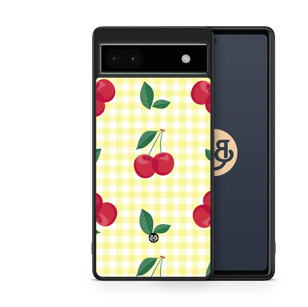Google Pixel 6a Case - SUMMER GARDEN - Cherry Kiss
