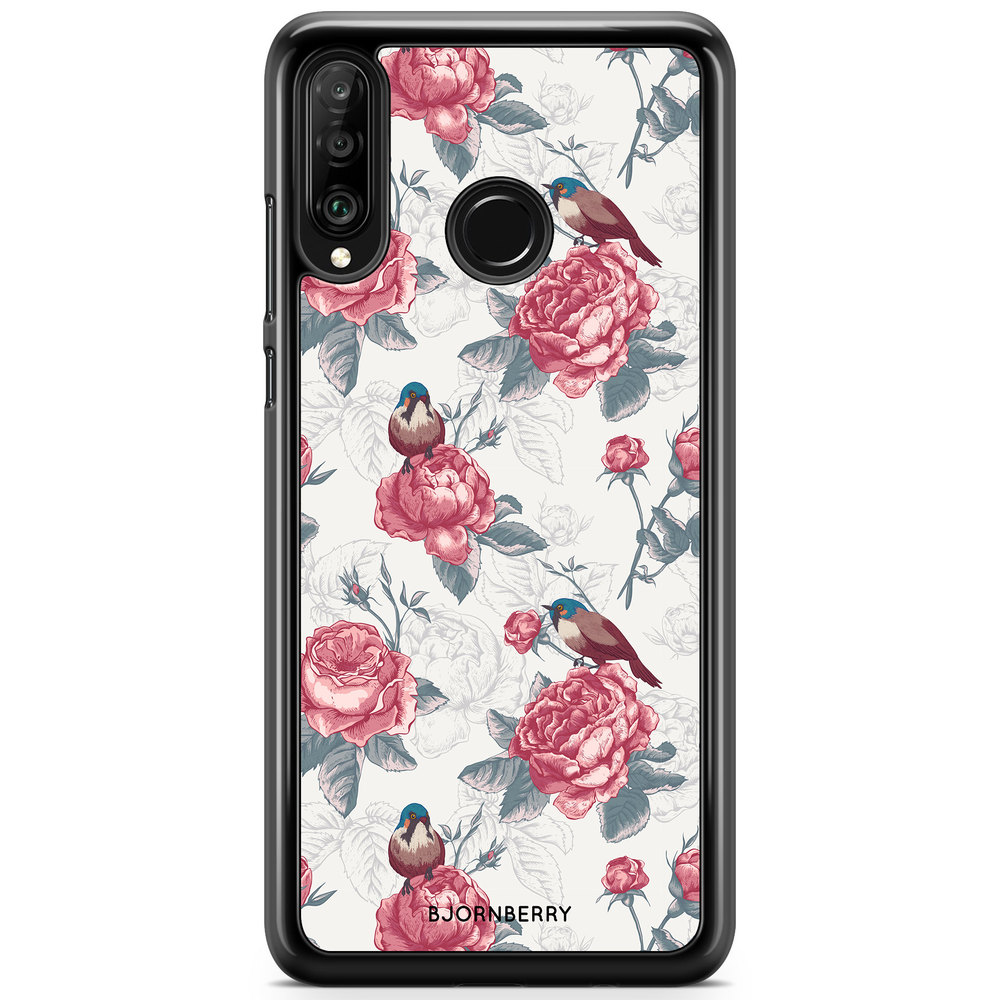 Huawei P30 Lite Case - Roses and Birds